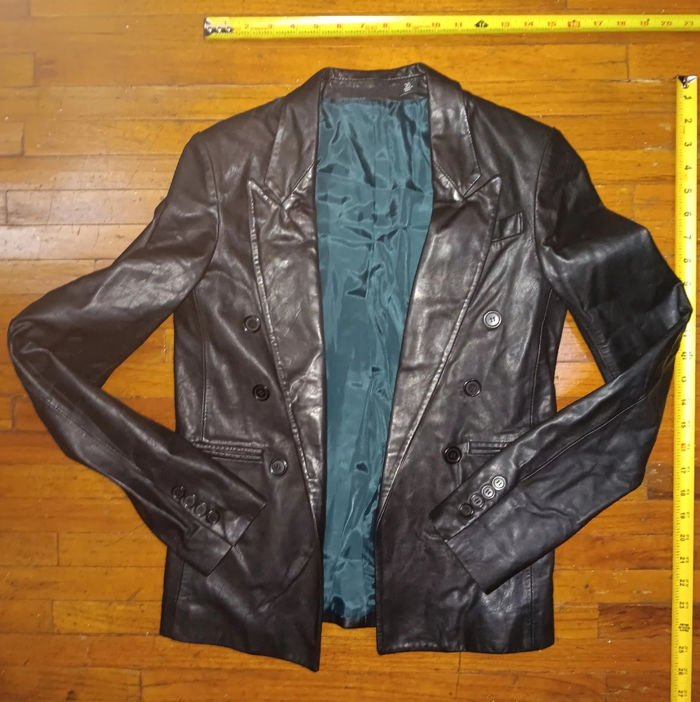 BLK DNM leather blazet